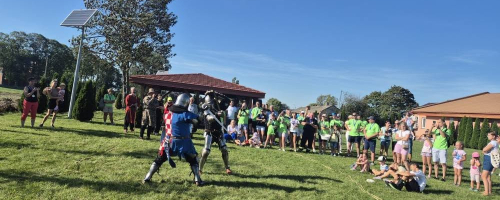 Rajd rowerowy "Od kamienia do kamienia" realzowany z projektu jako zadanie publiczne dofinansowane ze środków Gminy Strzegowo w ramach współpracy z organizacjami pozarządowymi